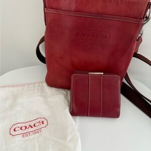 Coach Red Crossbody Bag